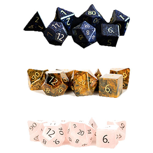 MDG Engraved Polyhedral Dice Set 16mm