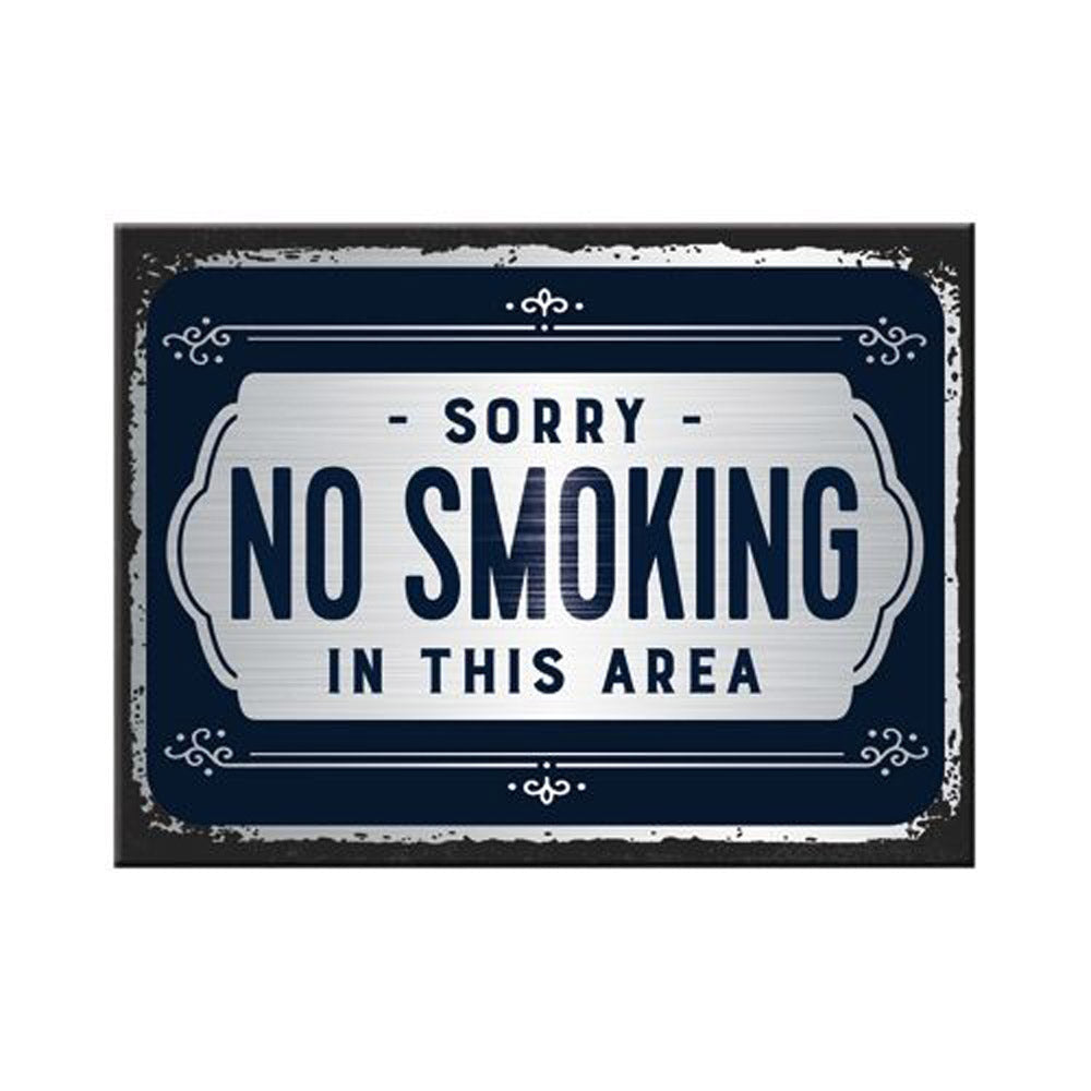 Nostalgic-Art Sorry No Smoking Magnet (6x8cm)