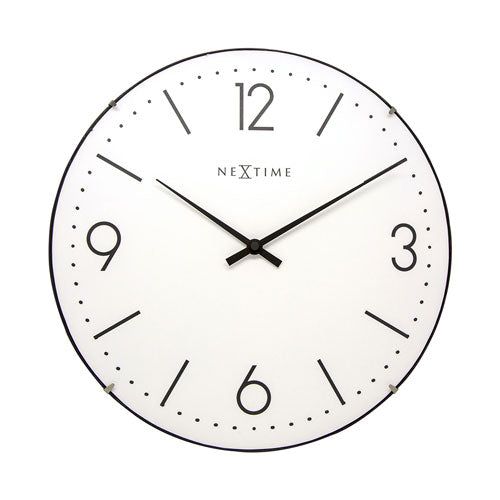 NeXtime Basic Dome Hanging Analogue Wall Clock 35cm