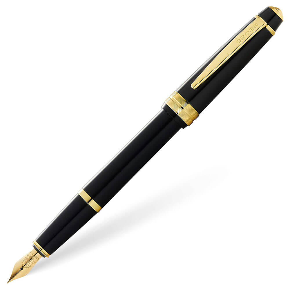 Cross Bailey Light Gloss Fountain Pen (zwart en goud)