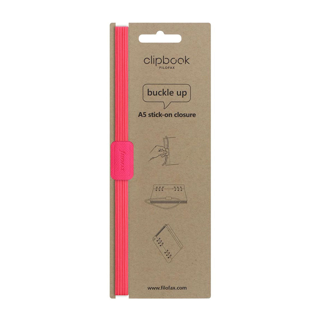 Filofax Saffiano A5 Elastische clipbook