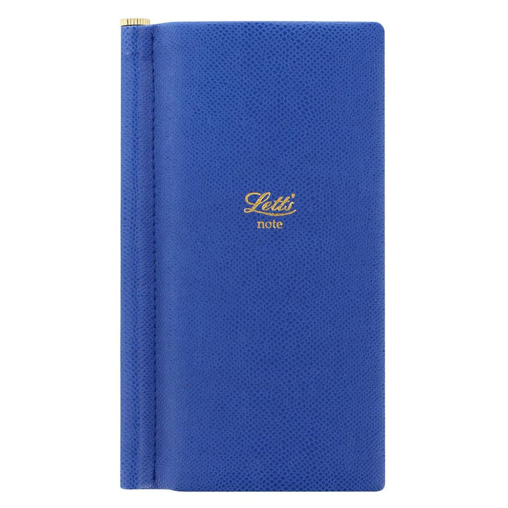 Letts Legacy Slim Pocket Notebook com caneta de ouro