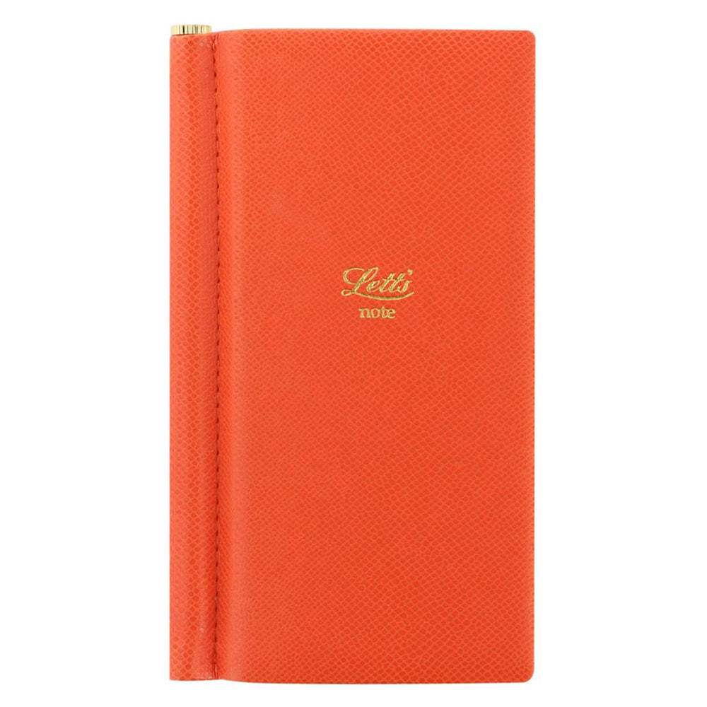 Letts Legacy Slim Pocket Notebook com caneta de ouro