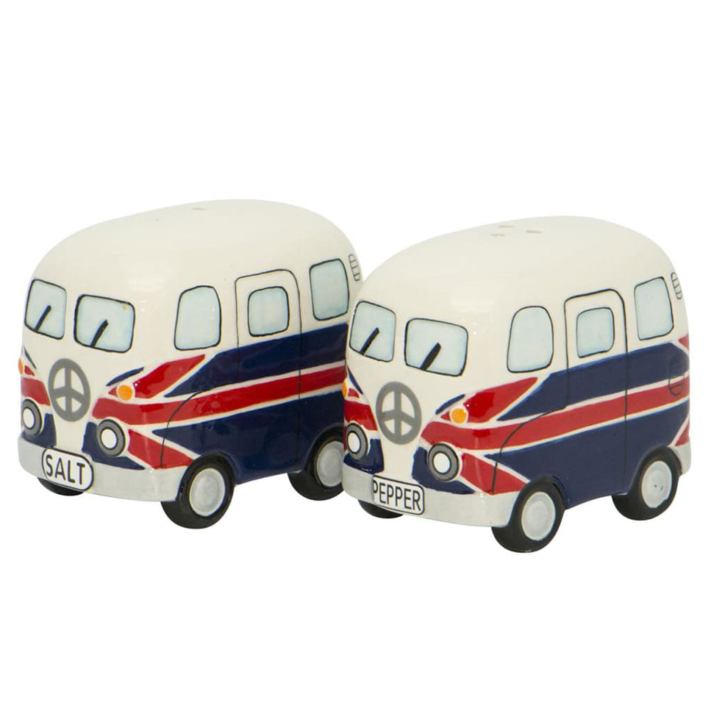 Dakota UK Flag Camper Van Salt and Pepper Shaker Set