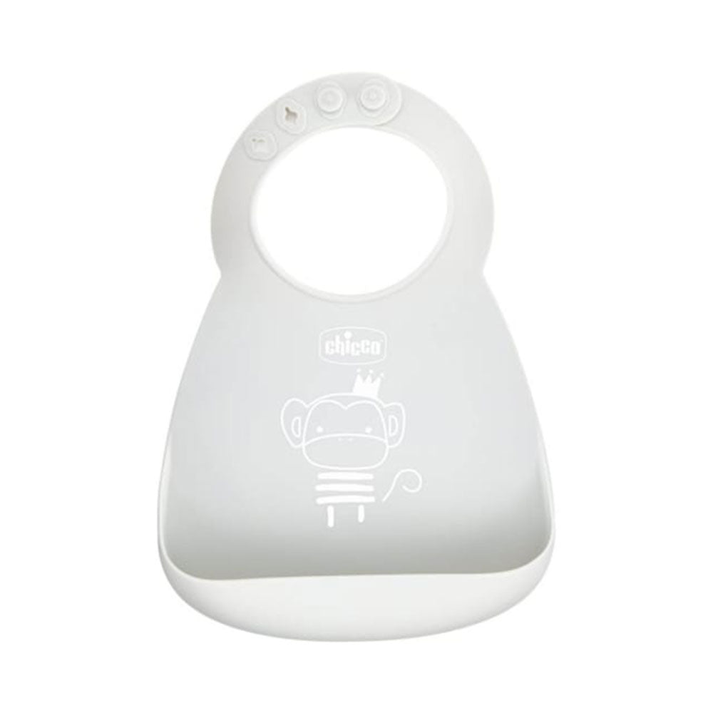 Bib al silicone chicco con briciolo