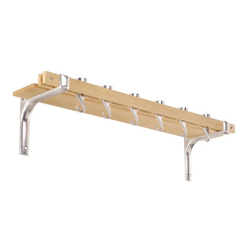 Wooden Rectangular Wall Rack