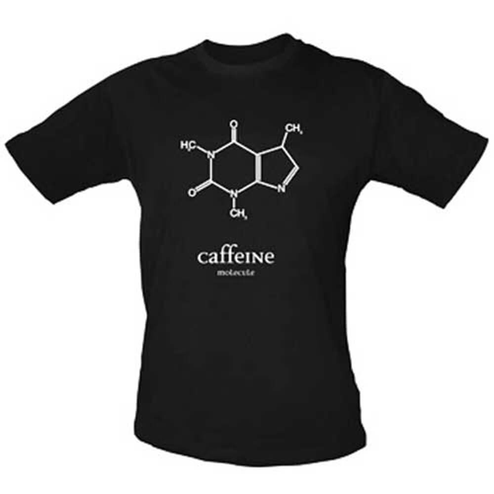 T-shirt à molécule de caféine