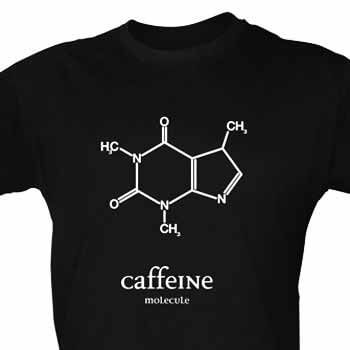 Caffeine Molecule T-Shirt