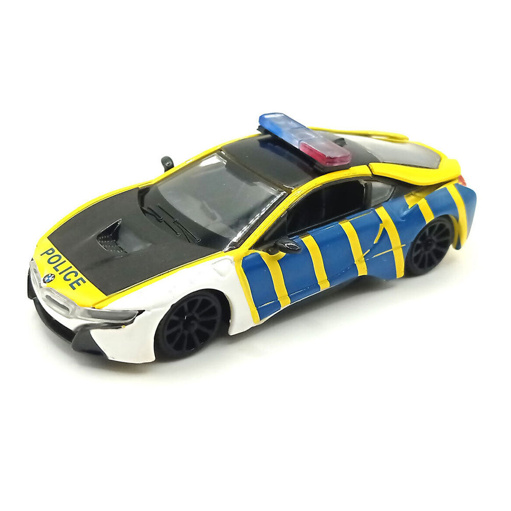 BMW I8クーペ警察シリーズ1:43モデルカー