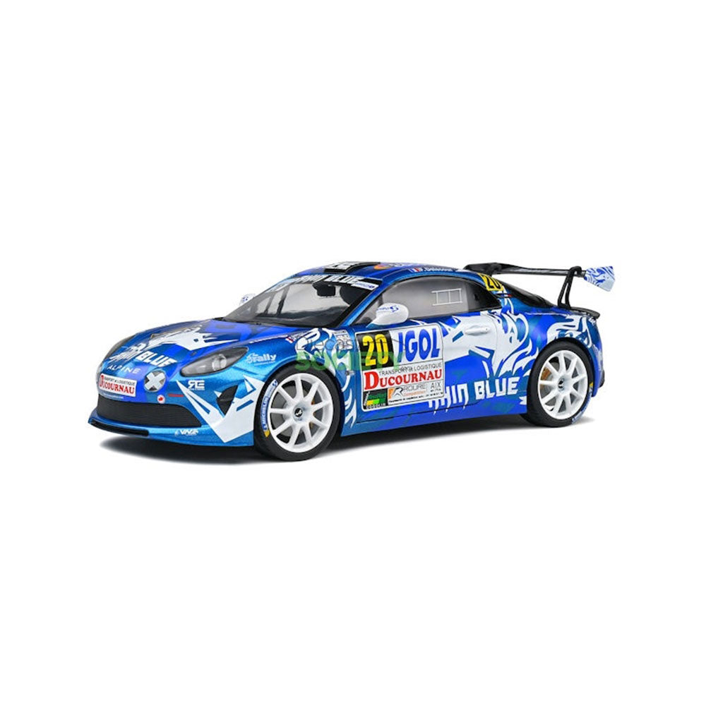 Alpine A110 Rallye Rallye du Var 2021 1/18 Modelo de escala