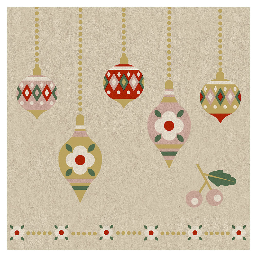 Paper+Design Christmas Baubbles Lunch Aapkins