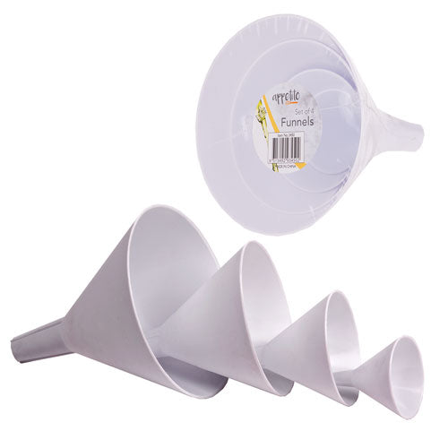 Appetito Funnels 4pcs (White)