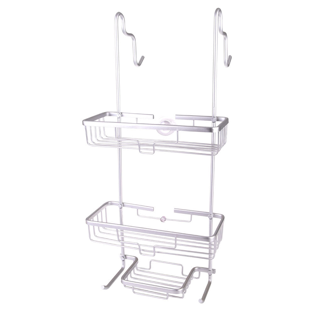 D. Line Aluminium Over the Door Shower Caddy