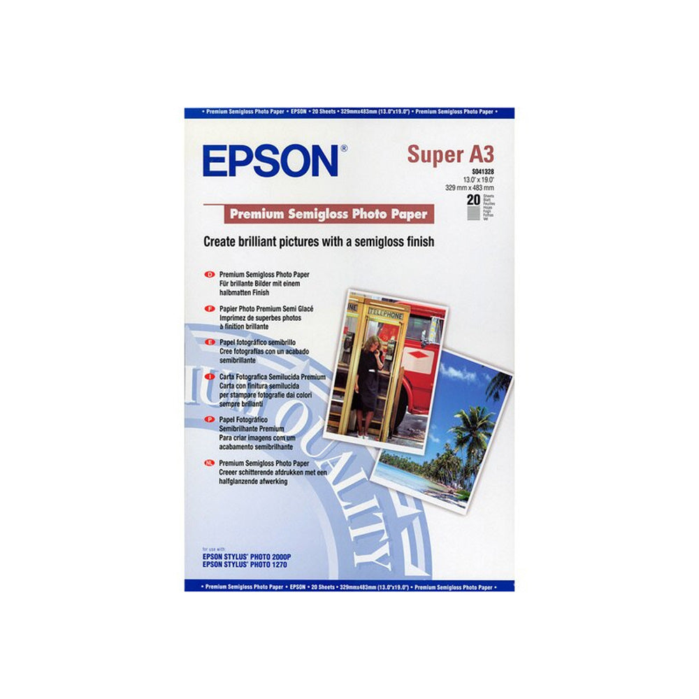 Epson pół-glossowy papier fotograficzny 20pc