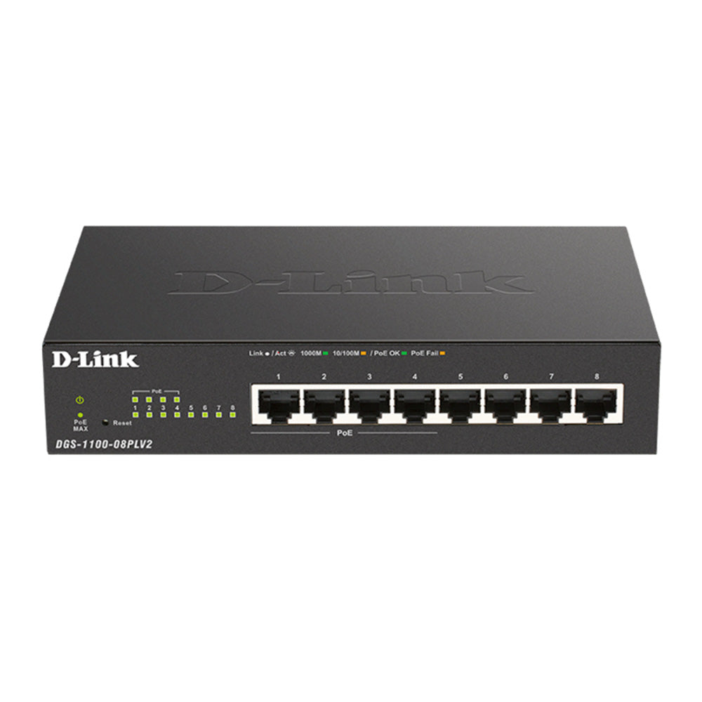 D-Link 8-Port Gigabit Smart Managed PoEスイッチ