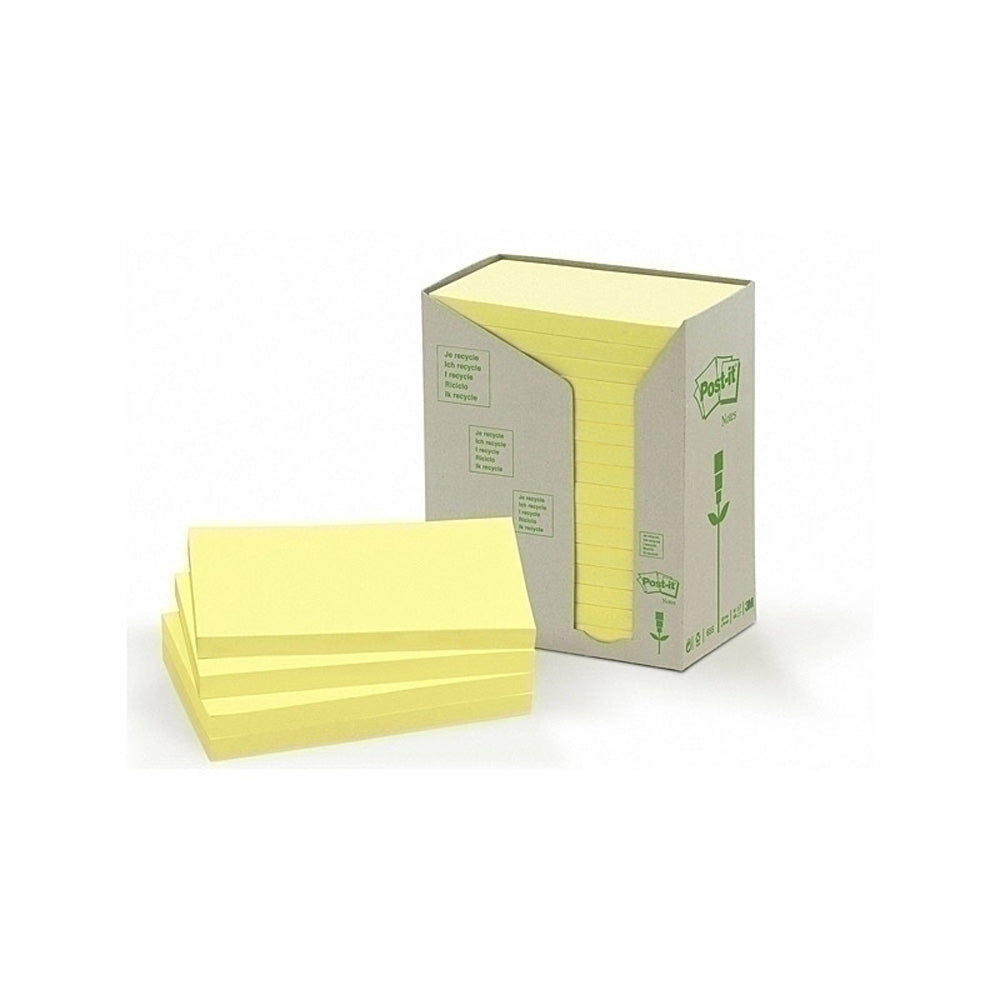 Post-it-it Recycled Notes Canário Amarelo 16pk