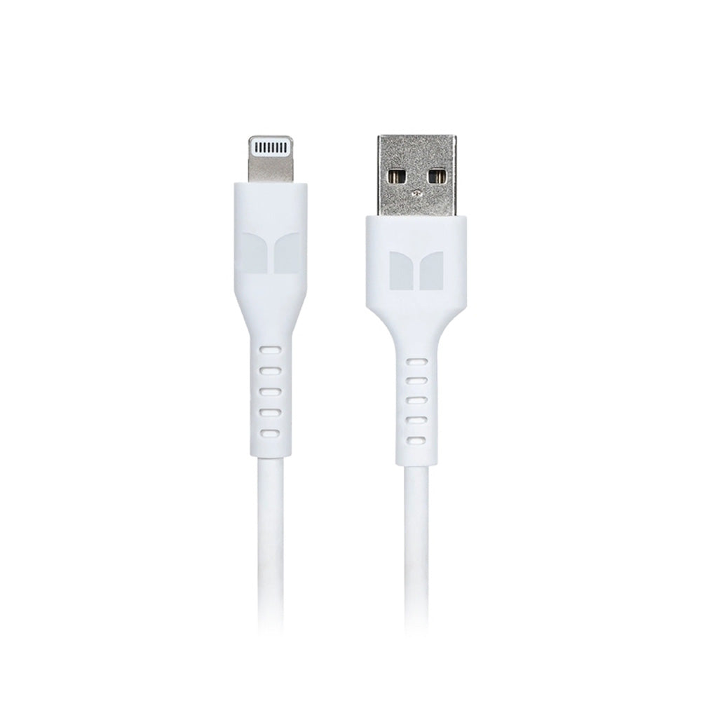 Monster Lightning para USB-A Cabo 2M (branco)