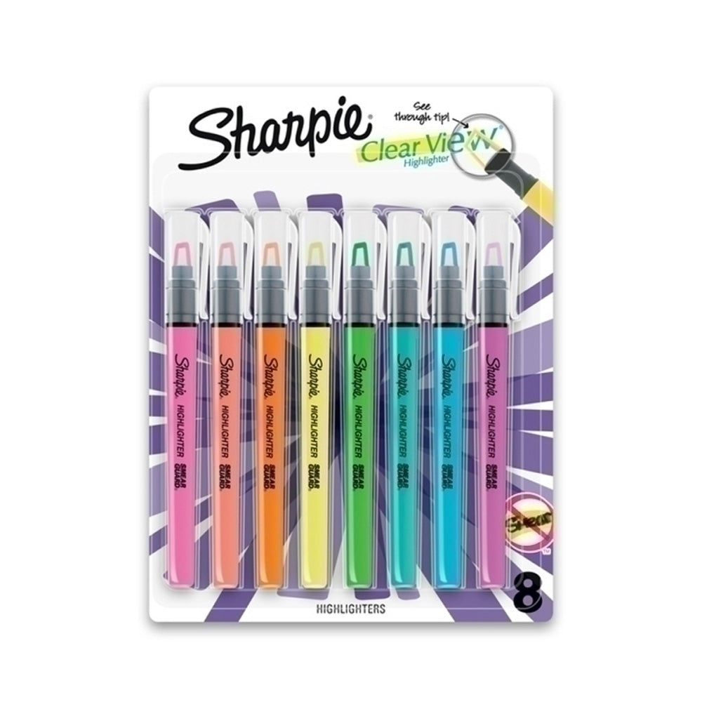 Sharpie Clear View Highlighter Stick (caixa de 6)