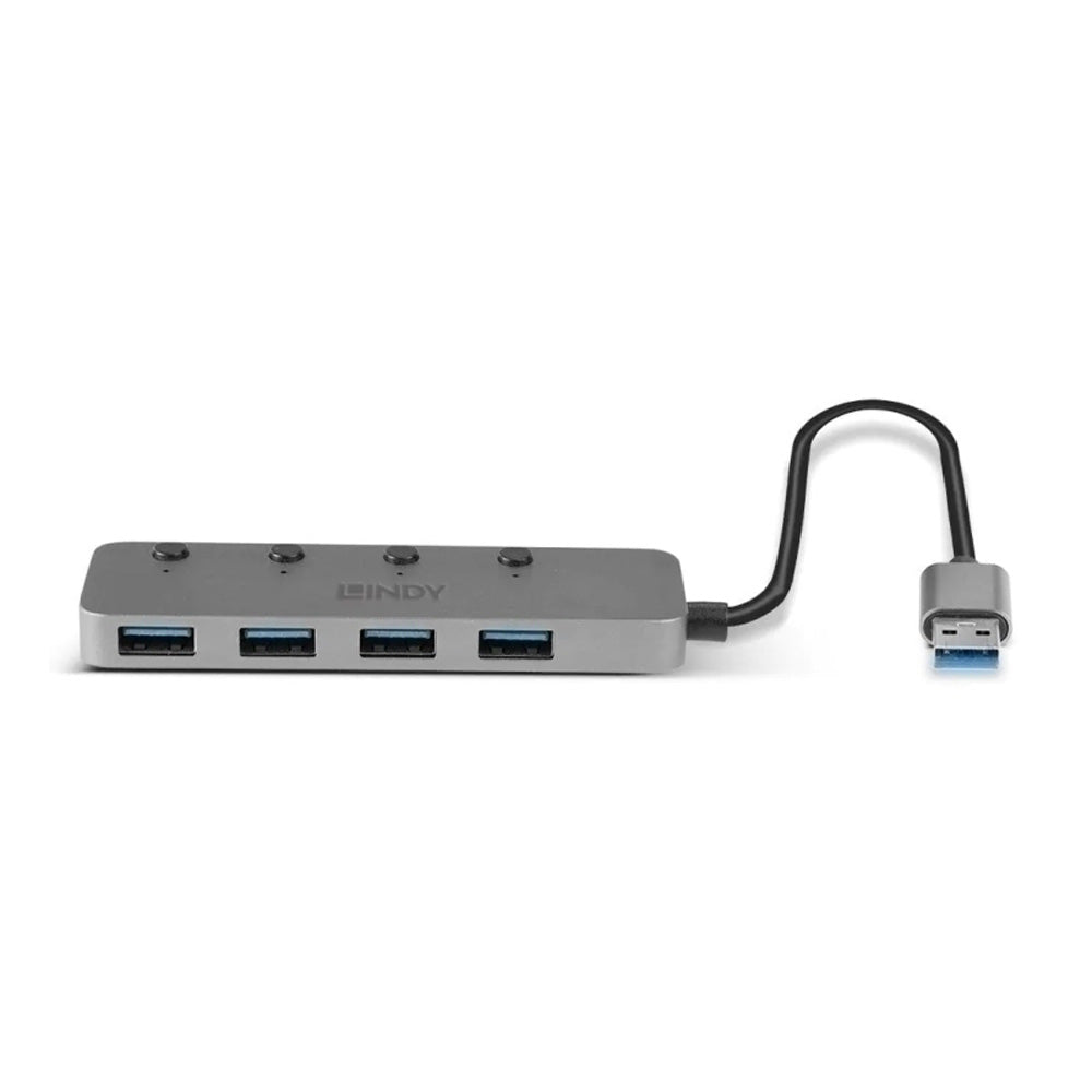 Lindy USB-A 3.0 a 4 puertos