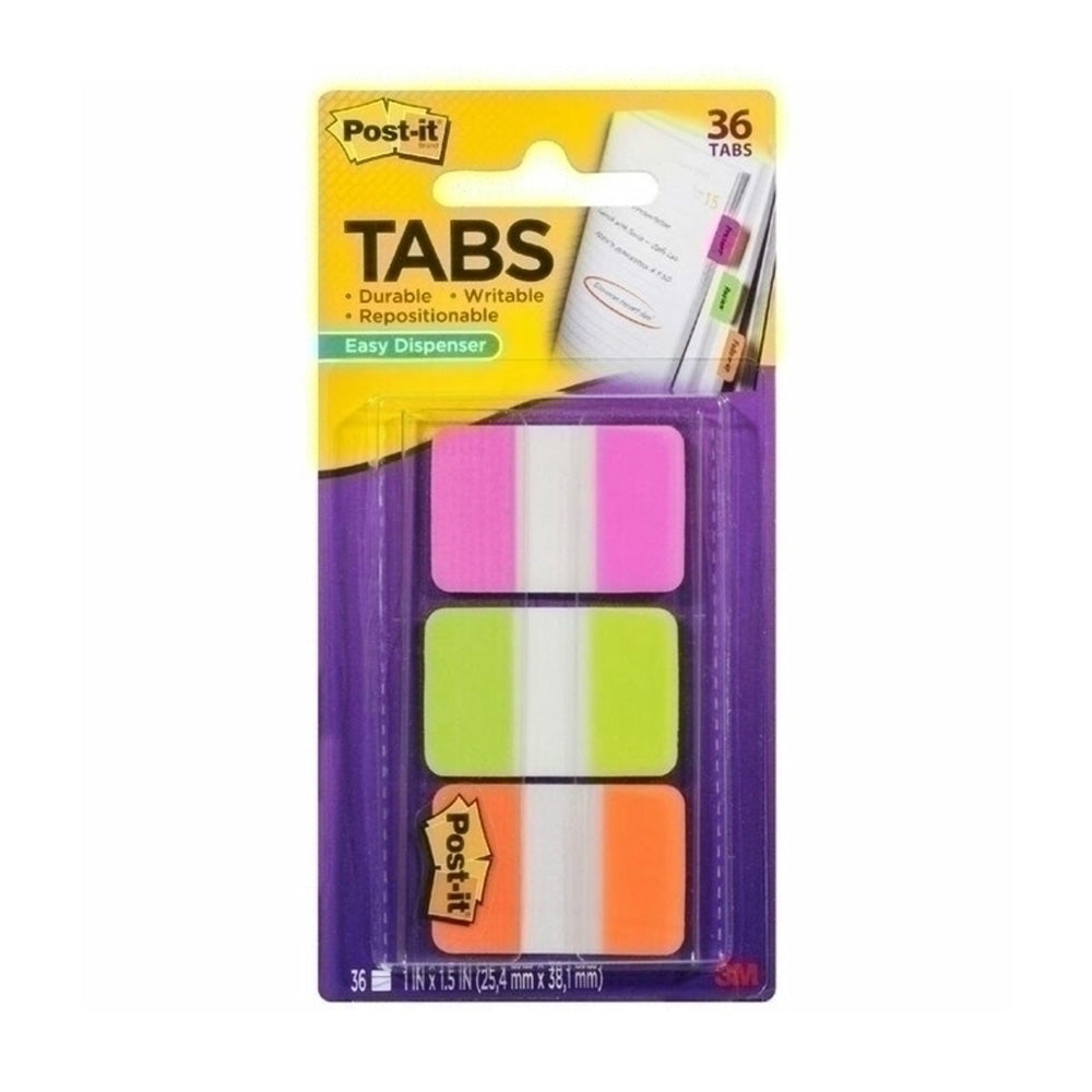 Post-IT Tabs Pink/Green/Orange (pudełko 6)