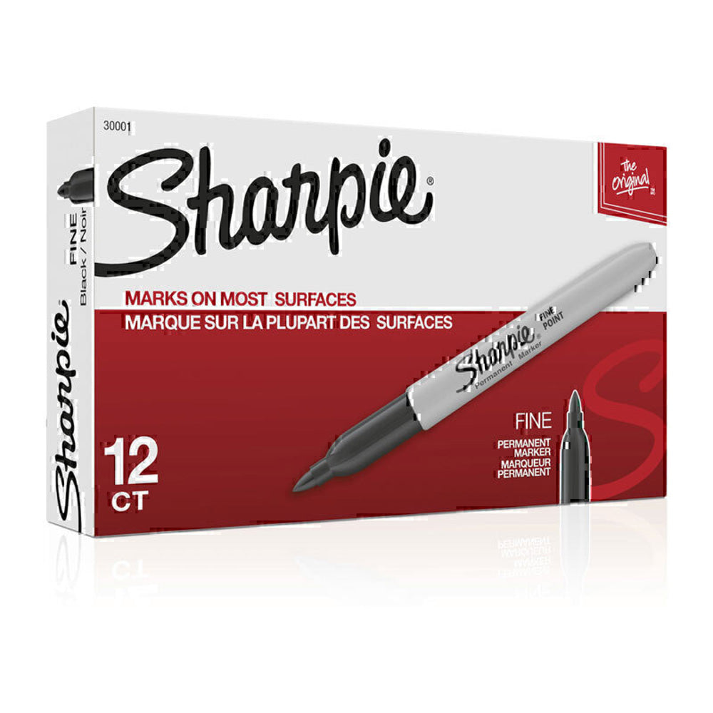 Sharpie Permanent Marker Fin 12pk