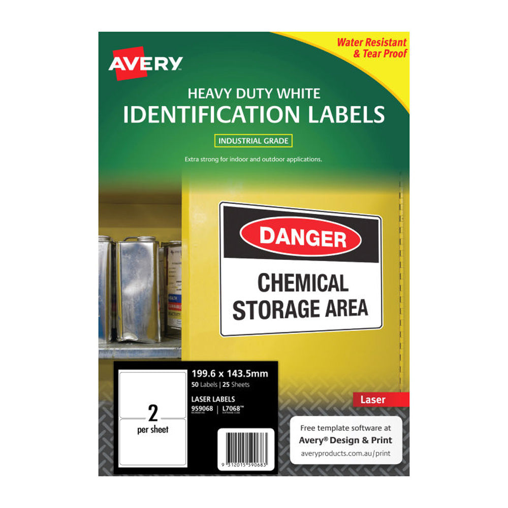 Avery Heavy Duty Láser Etiquetas 25pk