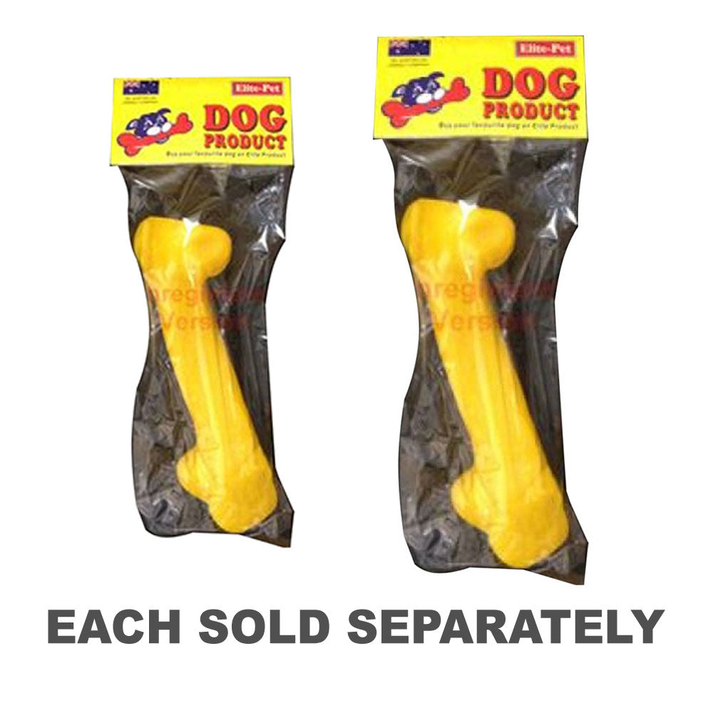 Elite Pet Squeaky Bone Dog Toy