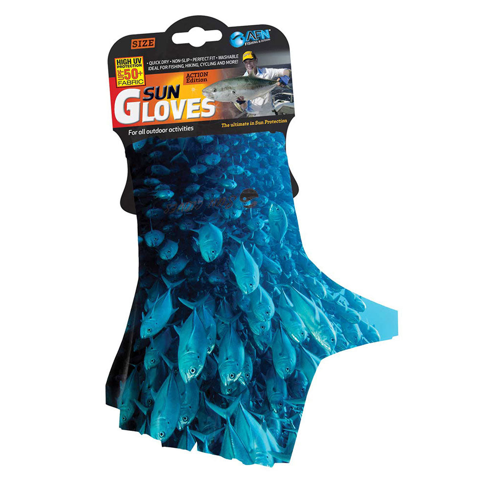 AFN Kids' Sun Glovewith School Fish Print