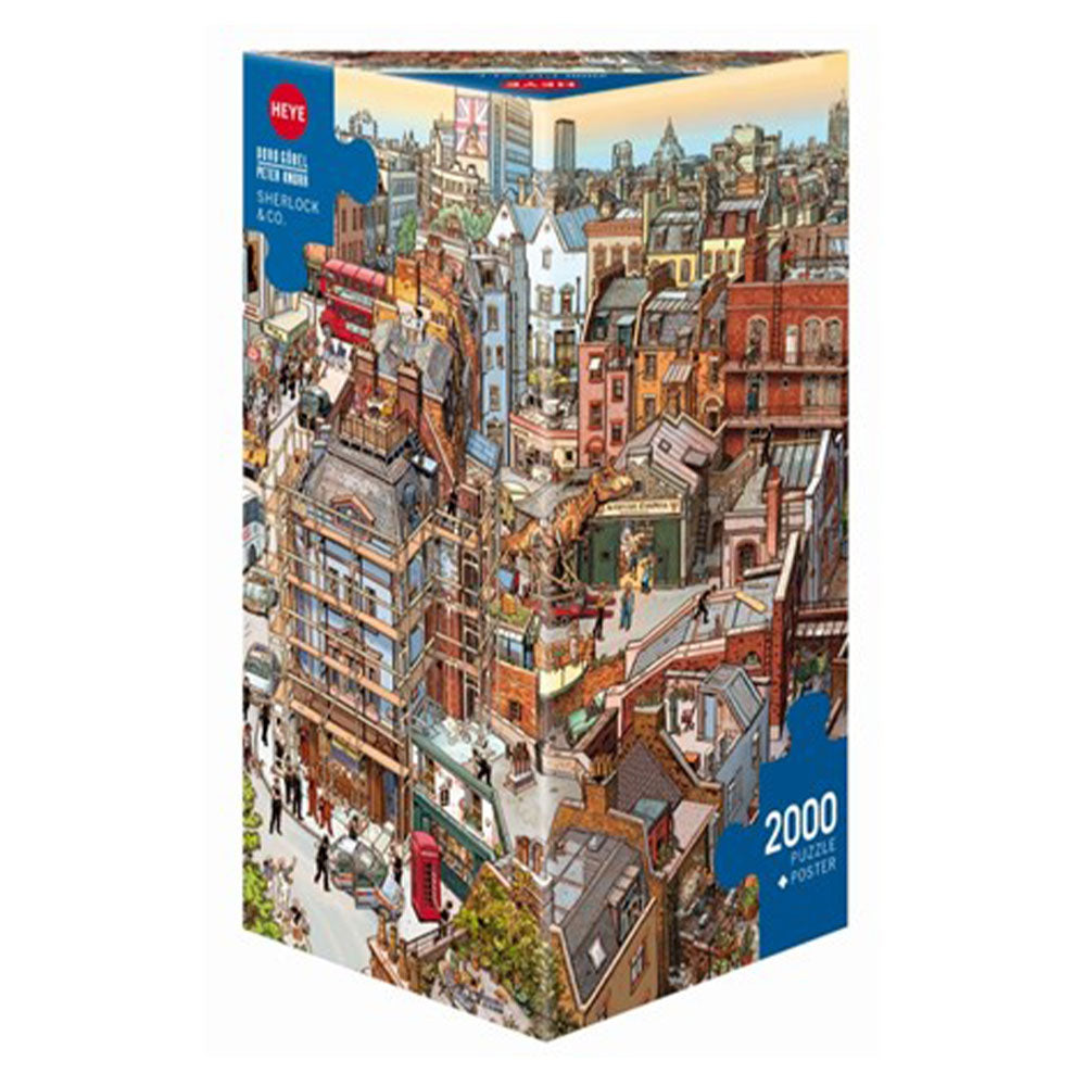 Heye driehoekige puzzel puzzel 2000pcs