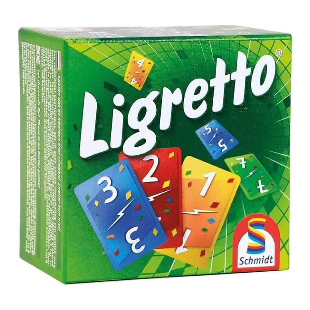 Conjunto de cartas colorido Ligretto