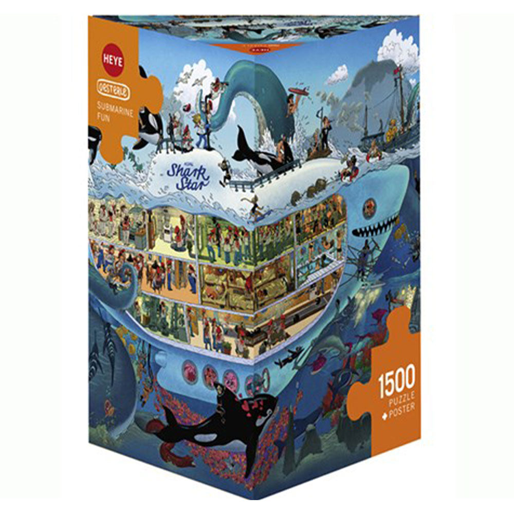 Heye Oesterle Submarine Fun Triangular Puzzle 1500pcs