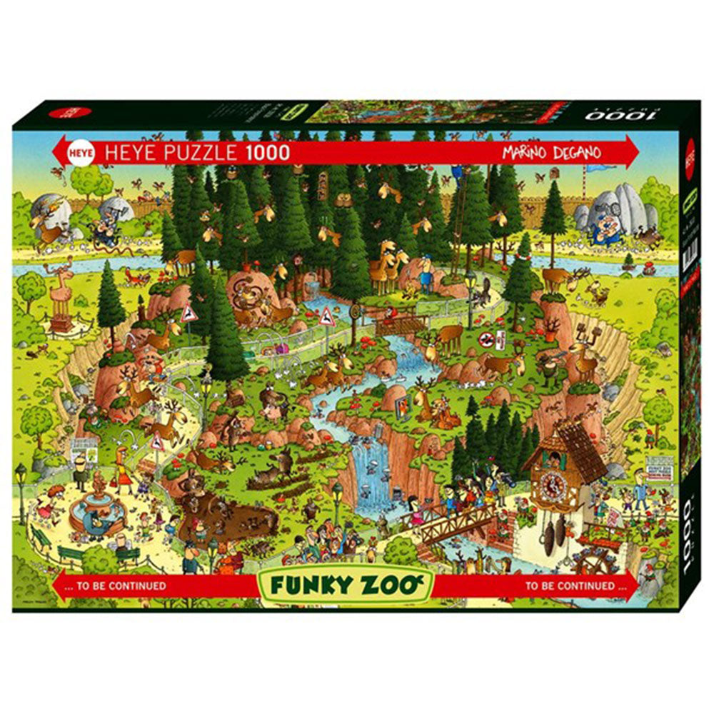 Heye Funky Zoo Jigsaw Puzzle 1000 stk