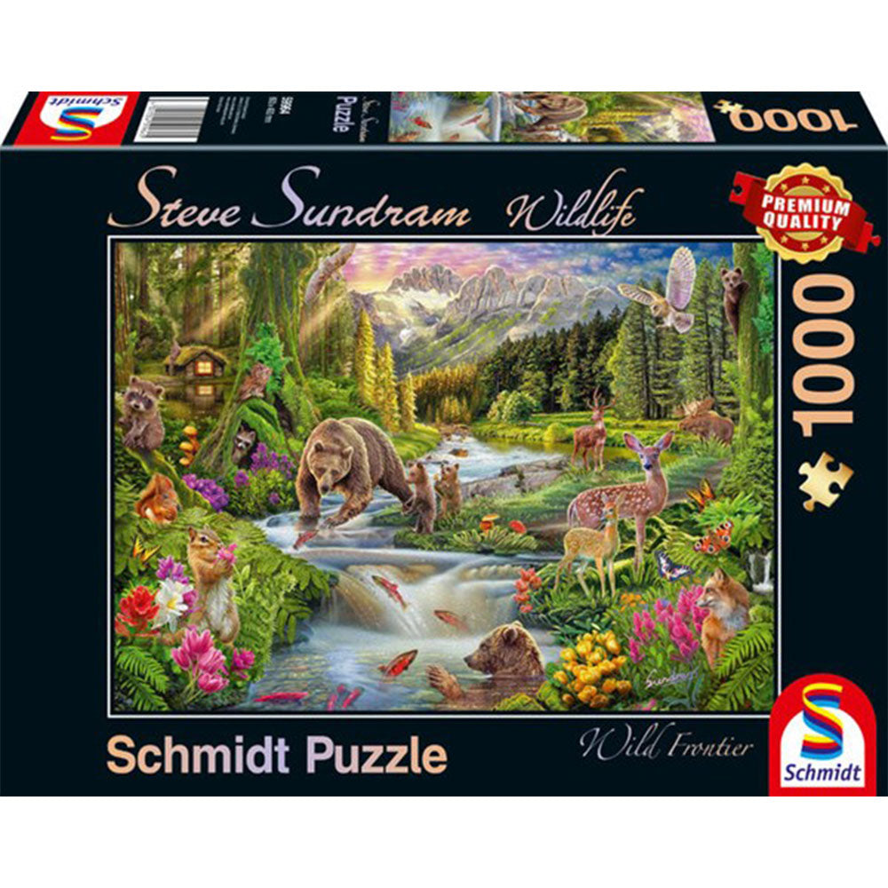 Schmidt Sundram Wildlife Puzzle 1000 stk