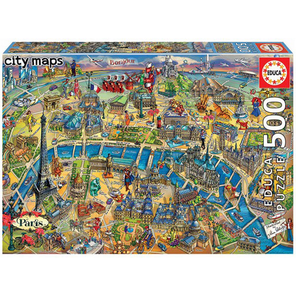 Educa Map Jigsaw Puzzle 500st