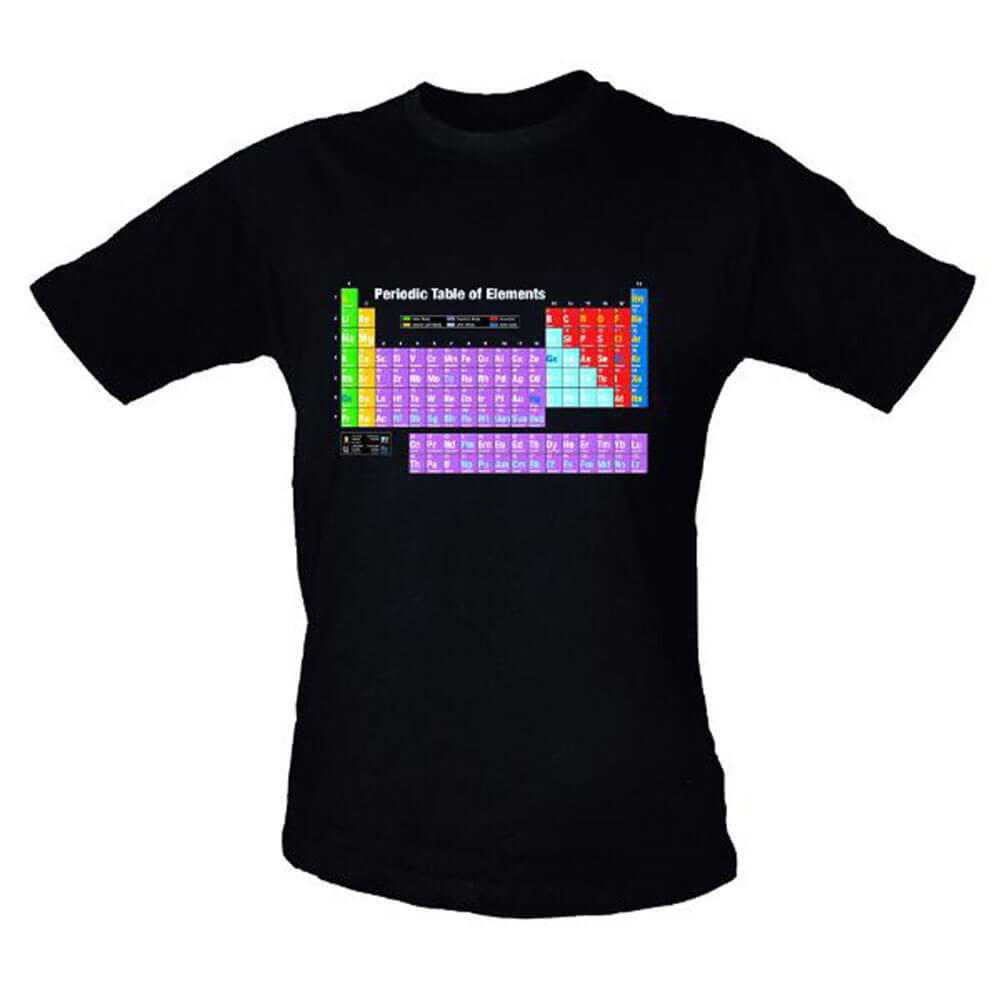 Periodiek systeemtafel T-shirt