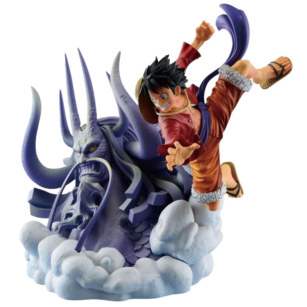 Banpresto una figura di luffy dioramatic