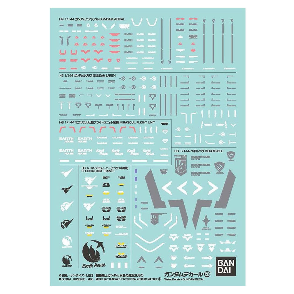 Mobil drakt Gundam heks fra Mercury Multiusedecal