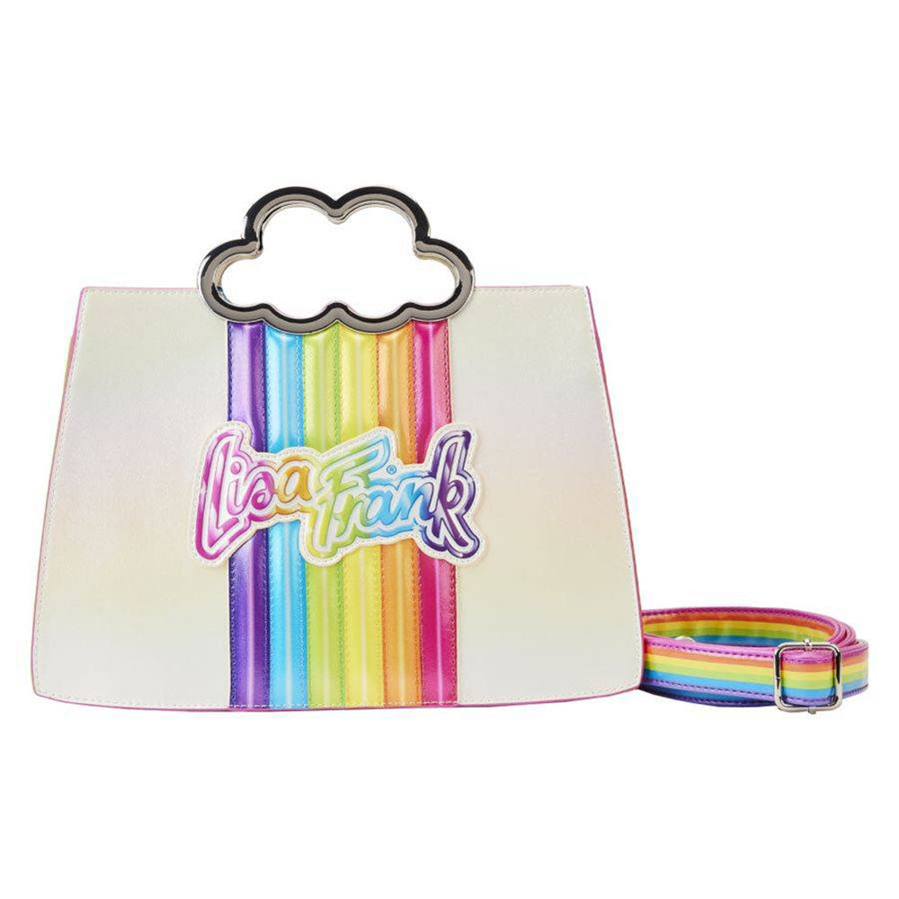 Lisa Frank Rainbow Cloud Handle Crossbody