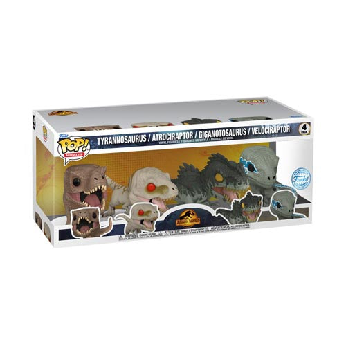 Jurassic World 3 US Exclusive Pop! 4-Pack