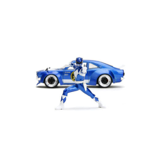 Power Rangers 1974 Mazda RX-3 w/ Blue Ranger 1:24 Vehicle