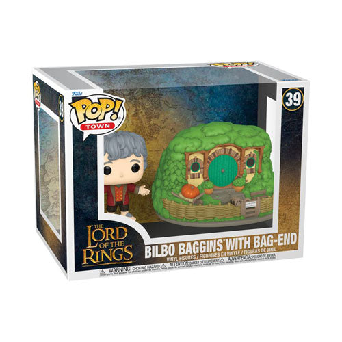 The Lord of the Rings Bilbo Baggins with Bag-End Pop! Town