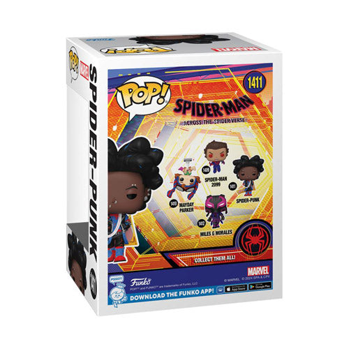 Spider-Man Across the Spider-Verse Spider-Punk Unmasked Pop!