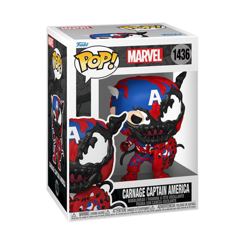 Marvel: Carnageized Captain America Pop! Vinyl