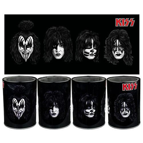 Kiss Band Faces Dosenkühler aus Metall