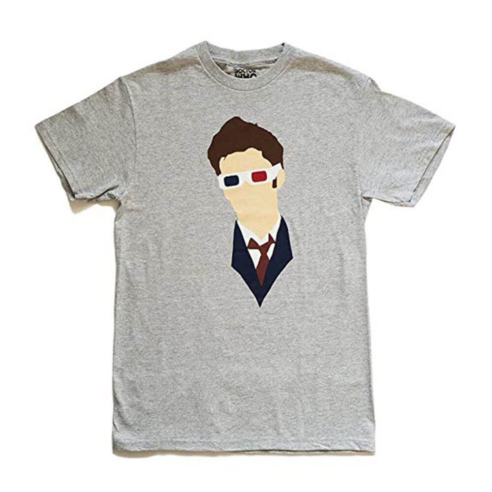 Doctor Who David Tennant Vector Chefe de camiseta