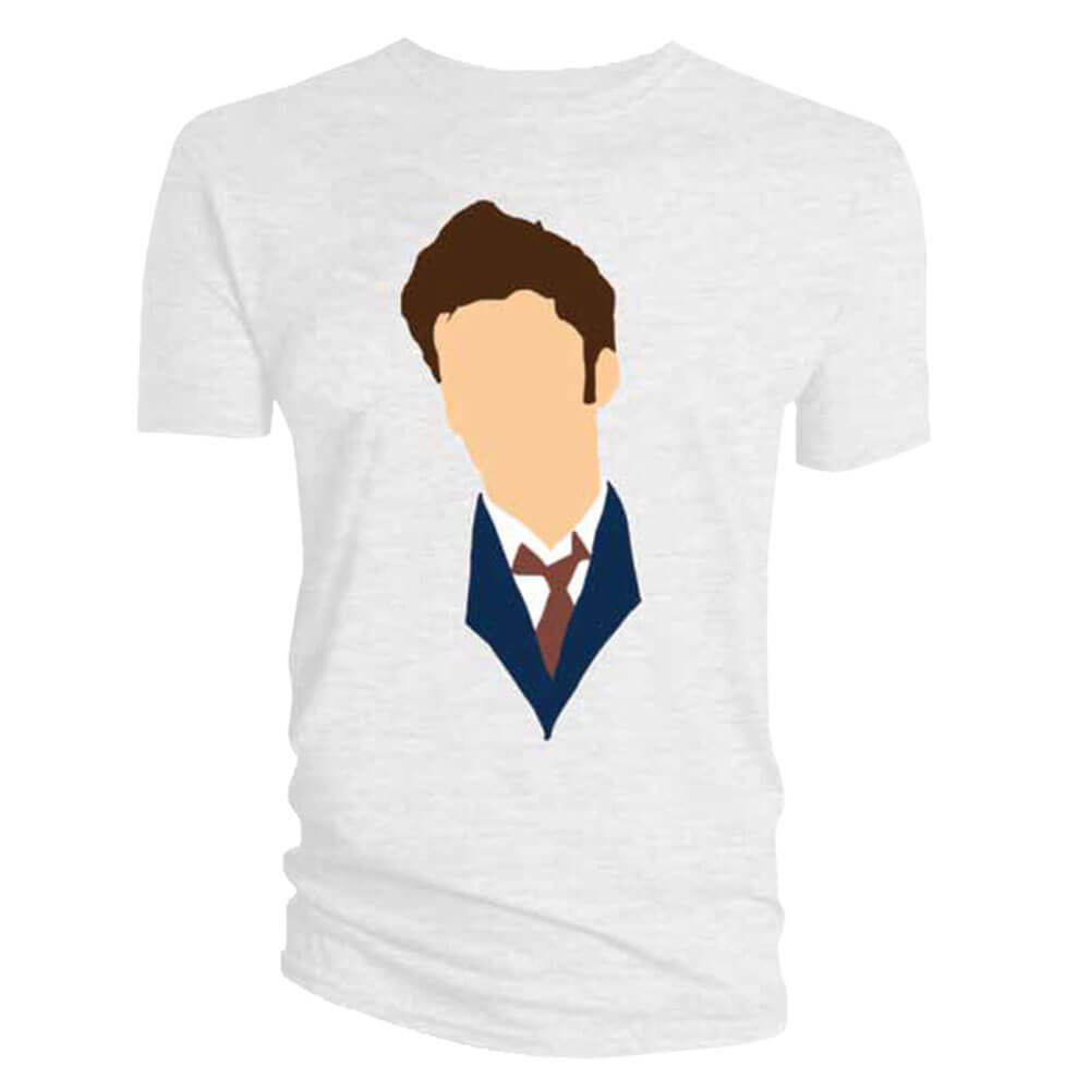  Doctor Who David Tennant Vector Head T-Shirt