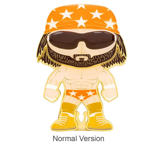 Randy Macho Man Savage 4" Pop! Enamel Pin Chase Ships 1 in 6