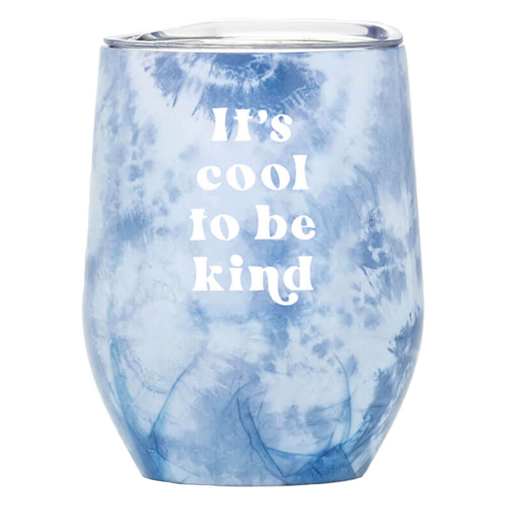 Vaso de vino termal Tie Dye