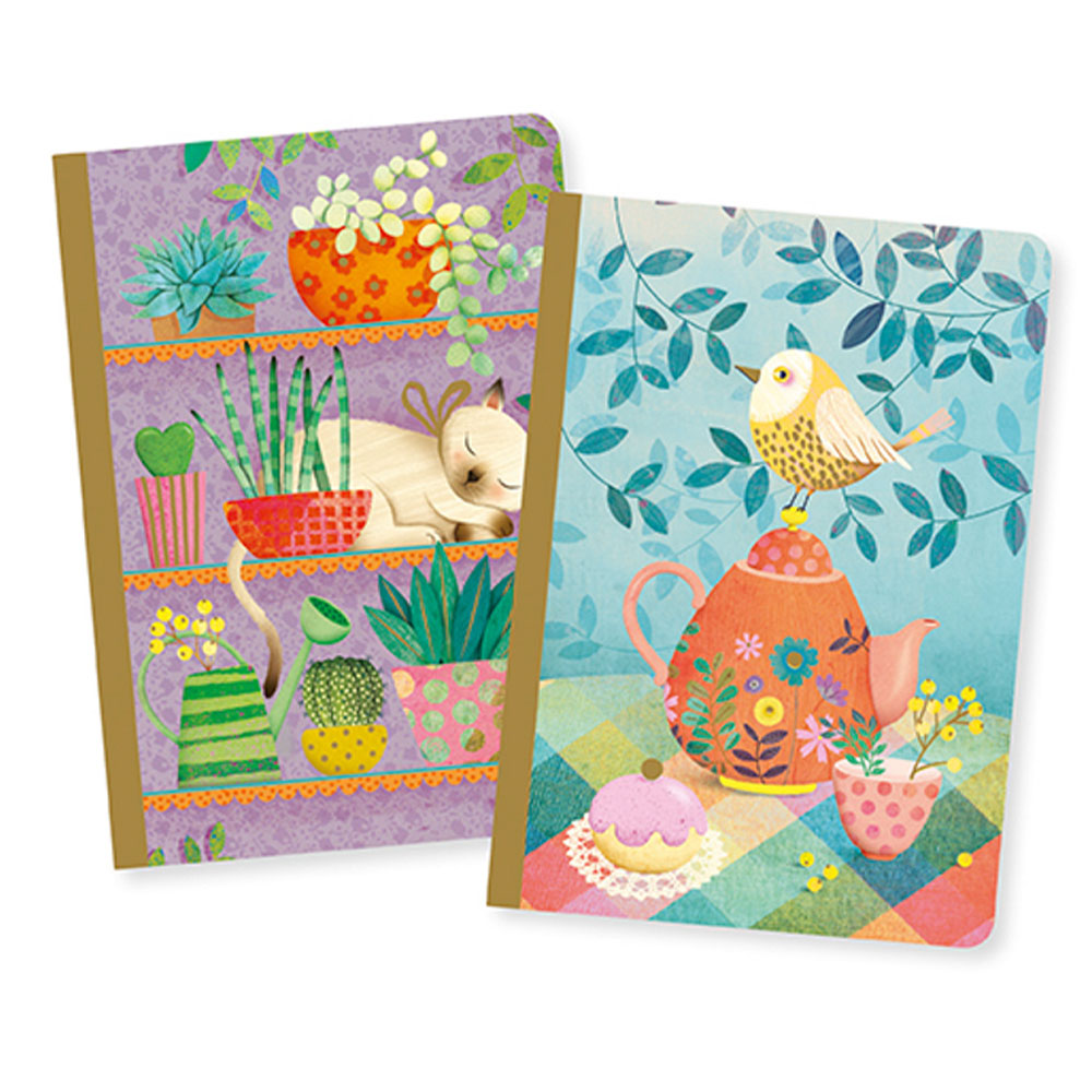 Cuadernos pequeños de Djeco (conjunto de 2)