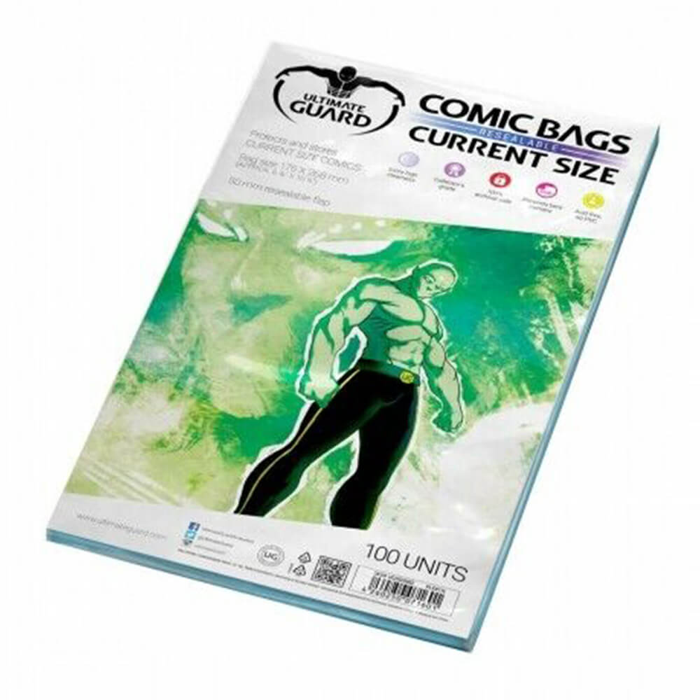 Ultimate Guard Comic Torby Zamorne 100pk